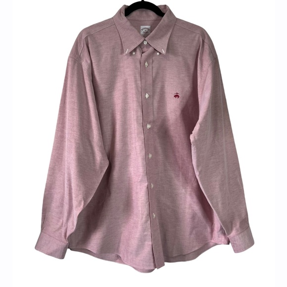Brooks Brothers Mens XL Button Down Long‎ Sleeve Polo Oxford Shirt - Picture 6 of 6